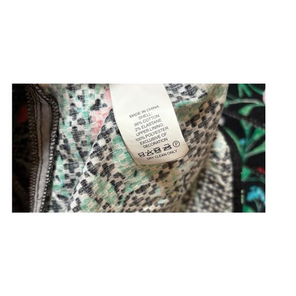 Kate Spade Jardin Tile Jacquard Dress Floral Fit & Flare Sleeveless Size 8 - Picture 7 of 8